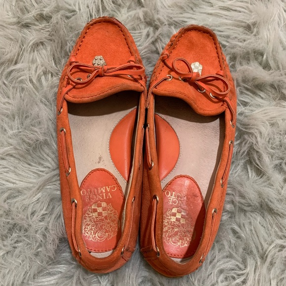 Vince Camuto - Pinna Moccasin Shoe (Hot Coral) - Picture 5 of 9